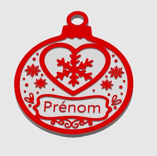 Boule de Noël personnalisées